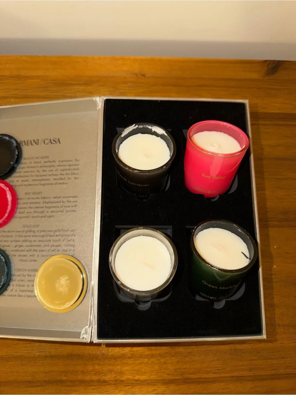 GIORGIO ARMANI / CASA - Pegasus Candle Set w/ Certificate